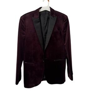 Men's Burgundy Blazer